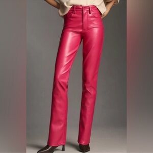 Good American Faux Leather Pants NWT